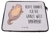 Mr. & Mrs. Panda Laptop Hülle Otter Umarmen 33 x 42 cm - Produktbild-Vorschau 2