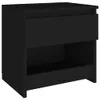 vidaXL Nočné stolíky 2 ks čierne 40x30x39 cm materiál na Náhľad obrázku produktu 5