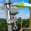 Sonnenschirmhalter für Balkongeländer 25-38mm aus Aluminium Produktbild-Vorschau 2