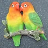 Dekofigur Wandfigur Lovebirds Vögel Produktbild-Vorschau 2