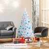 GOPLUS 150 cm Künstlicher Weihnachtsbaum, Weißer Tanne Produktbild-Vorschau 9