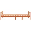 Design Massivholzbett Wachsbraun 90x190 cm Kiefer, Produktbild-Vorschau 5