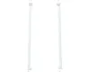 SOLUNA Seitenführungsprofil weiß für SOLUNA Plissées 130 cm Produktbild-Vorschau 3