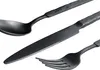 BELIANI Besteckset 30-teilig Schwarz aus Edelstahl inkl. Produktbild-Vorschau 5