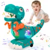 Baby Spielzeug,Krabbelnde Dinosaurier Babyspielzeug Musik Produktbild-Vorschau 9