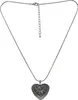 Steuer Modeschmuck Anhänger mit Kette Metall 50cm silber Produktbild-Vorschau 1
