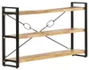 vidaXL Boekenkast met 3 vakken, 140x30x80 cm, mango Productafbeelding-voorbeeld 5