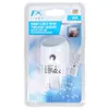 The image shows a white LED night light with a twilight sensor, packaged in its original retail packaging. The packaging is clear plastic with a printed cardboard backing featuring product information and branding. Anteprima dell’immagine prodotto