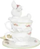Clayre & Eef Figur Kaninchen 12x12x15 cm Weiß Polyresin Produktbild-Vorschau 3