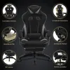 A gaming chair with multiple callouts highlighting its features. Náhľad obrázku produktu