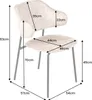 riess-ambiente Design Stuhl VOGUE champagner greige Samt Produktbild-Vorschau 14