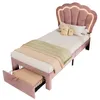 Sweiko Kinderbett LED Einzelbett 90 x 200 cm mit Schubladen Produktbild-Vorschau 4