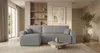 CORNERO Ecksofa mit schlaffunktion PARIS links dunkelgrau Produktbild-Vorschau 3