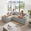 GLP Modulares Ecksofa 256 cm aus Cord, 4-Sitzer mit Produktbild-Vorschau 9