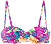 LASCANA Bügel-Bandeau-Bikini-Top Riley pink bedruckt Größe Produktbild-Vorschau 1