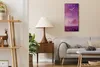 Wanduhr Bürouhr Leinwand Bild Geräuschlos 30x60 Kunst Produktbild-Vorschau 3