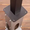 Metallsockel Standfuß für Wallbox Montagepfosten aus Stahl Produktbild-Vorschau 3