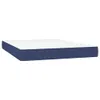 vidaXL Boxspringbett mit Matratze Blau 140x200 cm Stoff -  Produktbild-Vorschau 6