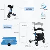 Mobiclinic Deambulatore rollator ausilio regolabile in Anteprima dell’immagine prodotto 2