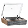 Retro-Walnuss Bluetooth-Plattenspieler Turntables mit 4 Produktbild-Vorschau 2
