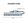 USB-C Hub – 7 in 1 Adapter mit USB 3.0 & USB-C Anschlüssen Produktbild-Vorschau 5