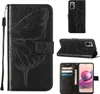 Redmi Note 10S Hülle, Schmetterling Prägung Flip Leder Produktbild-Vorschau 1