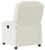 Sillón de relax de color crema, tapizado en terciopelo, Vista previa de la imagen del producto 4