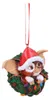 Gremlins-figuur Gizmo met kerstkrans als kerstdecoratie, 10 Productafbeelding-voorbeeld 4