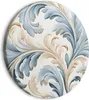 Italienischer Leinwand Rundes Bild - Baroque Ornaments in Produktbild-Vorschau 1