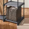 SONGMICS Šatní skříň s tyčí na šaty 112 x 43 x 165 cm Náhled obrázku produktu 6