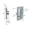 Trappe visite Cadres Aluminium 25x30cm 12,5mm Plaque en Voir les images du produit 4