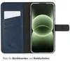 Selencia Echtleder-Hülle für das OnePlus 15R – Dunkelblau Produktbild-Vorschau 3