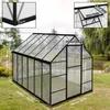 UISEBRT Premium Serre en aluminium 340x180x195cm, 6.125m² Voir les images du produit 2