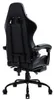 A black gaming chair is shown from the back, with its footrest extended. Anteprima dell’immagine prodotto