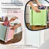 Zusammensteckbare Holzbox 32 cm Mehrfarbig Aufbewahrungsbox passend für Kallax und Expedit 4 Stück Produktbild-Vorschau