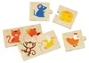 VIGA Drevené puzzle Nakŕm zvieratko Čo jedia zvieratká Náhľad obrázku produktu 5