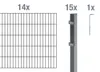 Alberts 650872 Doppelstabmattenzaun als 22 tlg. Náhled obrázku produktu 2