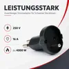 Wiltec Adapter Schuko/ CH schwarz, Steckdosenadapter Produktbild-Vorschau 3