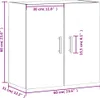 vidaXL Szafka ścienna biała 60x31x60 cm materiał Podgląd zdjęcia produktu 8