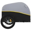 vidaXL Rimorchio per biciclette nero e giallo 45 kg di Anteprima dell’immagine prodotto 7