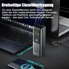 A power bank is shown charging a laptop and a smartphone, with text highlighting its features. Produktbild-Vorschau