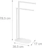 Portasciugamani Relaxdays, A x L x P: 78,5 x 38,5 x 17 cm, Anteprima dell’immagine prodotto 4