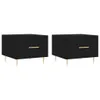 The Living Store Couchtische 2 Stk. Schwarz 50x50x40 cm Produktbild-Vorschau 3