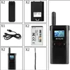 A collage of Retevis RB628 walkie-talkie components and the device itself. Náhled obrázku produktu