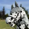 Maska na muchę HKM - Hobby Horsing - szara Podgląd zdjęcia produktu 2