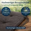 BURI Hochlehner Auflagen 117x49x6 cm - wetterfeste Produktbild-Vorschau 6