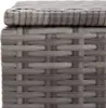 vidaXL Záhradný box z polyratanu 100x50x50 cm sivý - Náhľad obrázku produktu 7