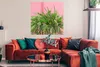 MuchoWow® Poster Pflanze - Sommer - Rosa 100x100 cm - Produktbild-Vorschau 2