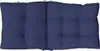 A dark blue cushion for a low-back chair, shown from above. Anteprima dell’immagine prodotto