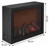 Dekorativer LED-Kamin, aus Metall, 10 x 29 x 23 cm Produktbild-Vorschau 13